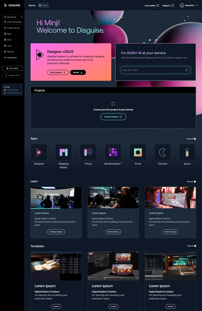Onboarding screen — step 1, role selection