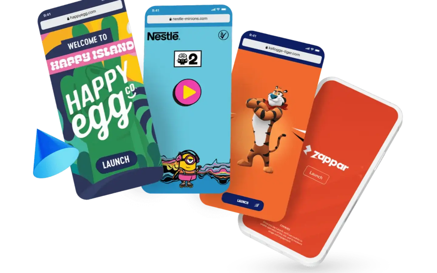 WebAR splash screen and trigger experience